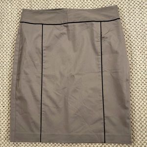 Ann Taylor Piped Pencil Skirt